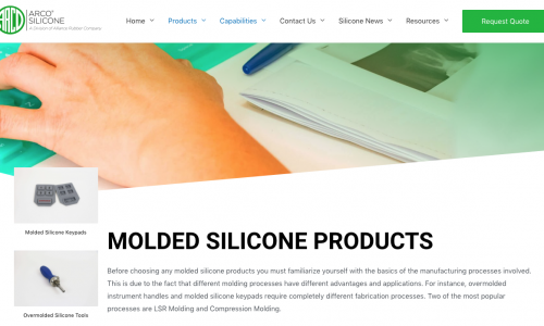 molded silicone products